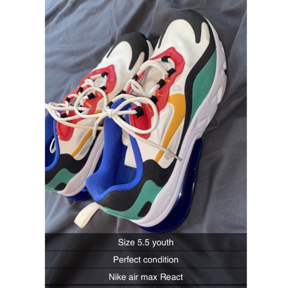 Size 5.5 youth Nike AirMax React